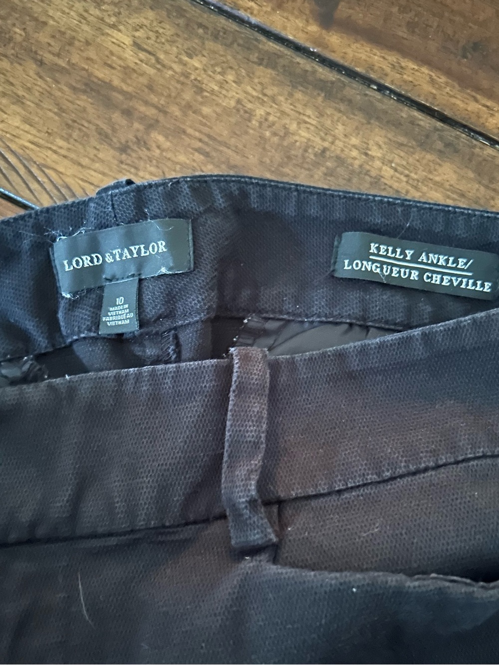 Lord & Taylor Men's Kelly Ankle Pants in Black